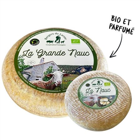 Nos croûtes lavées, fromage tomme de brebis bio, la Nauc des Bergers du Larzac, Fabriqué en Aveyron